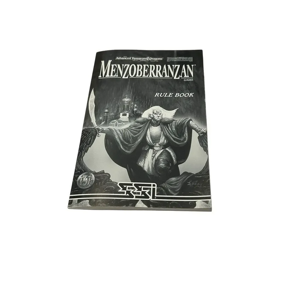 Menzoberranzan 1992 Forgotten Realms AD&D PC Box + Rule Book Only (NO GAME) READ